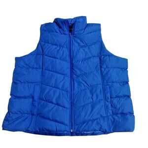 Lands' End Feather Down Women's size 2X Hyper Dry Gorpcore Outwear Puffer Vest
